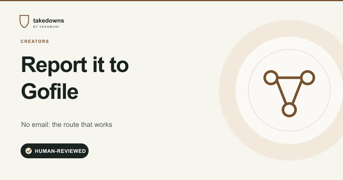 How to Remove Leaked Files From Gofile